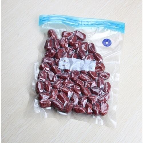 Reusable PE Vacuum Bag Double Zipper Fresh Keeping Food Storage Bags Vacuum Food Sealer Saver Seal Storage Sanwich Pouch Bag 3