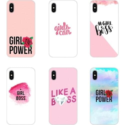 Boss lady Girl power Customer For Apple iPhone X XR XS 11 12Pro MAX 4S 5S 5C SE 2020 6S 7 8 Plus ipod 5 6 Soft Transparent Cases