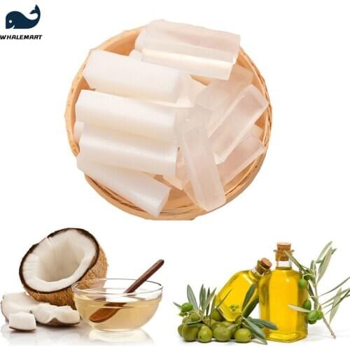 Soap Base Handmade Raw Materials Plant Oil Transparent and White Color DIY Craft Nature Coconut Olives Palm Refined 500G