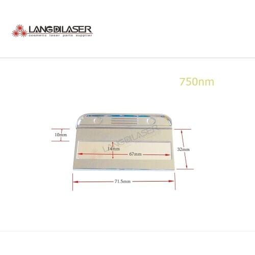 750nm~1200nm ipl laser optical filter , window size : 68*15mm , for Chinese IPL filter changeable handle