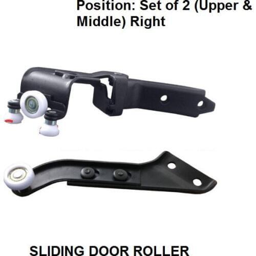 OE#7H0843336D ,7H0843436B , FOR VW CARAVELLE T5 2003- UPPER & MIDDLE RIGHT SLIDING DOOR ROLLER NEW COMPLETE