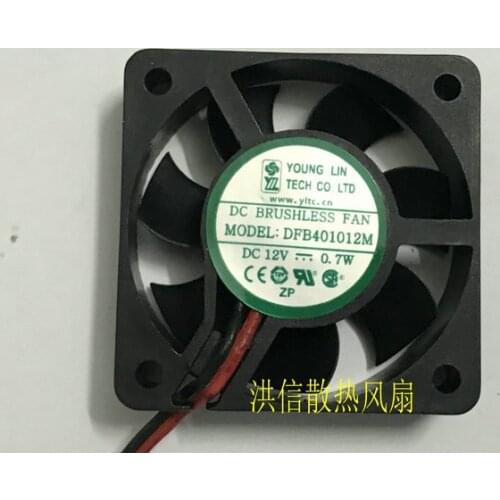 Original dfb401012m DC12V 0.7W 4010 silent cooling fan