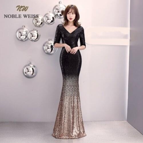 Prom dresses 2019 v-neck mermaid prom dress sexy vestidos de gala zipper back floor length prom gown with short sleeves