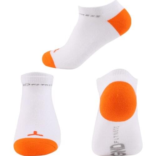 Customized 100% combed cotton low top socks half Terry jacquard socks