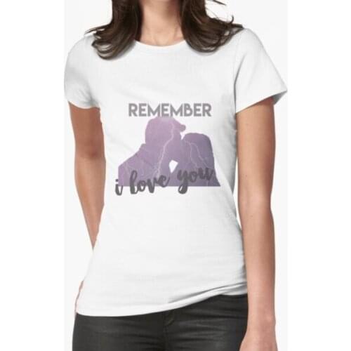 Remember I Love You T-Shirt Print Top