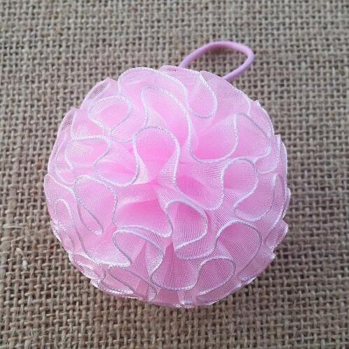 2pcs Girls Headbands spherical lace ruffle bow Flowers Restore Hair Accessory Headband for kids Headwear 10 Colors Available