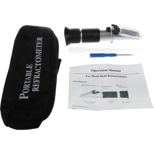 Refractometer for automotive antifreeze tester antifreeze water battery wiping washing RHA 503ATC Refractometer Promotion