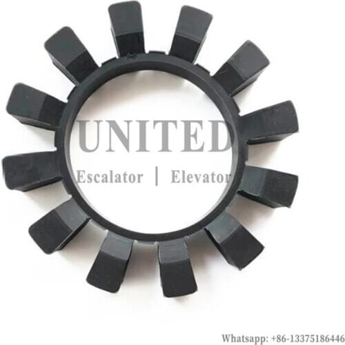 Escalator Gear Motor Rubber Buffer Spider For ECH3 GAA20401B762 D123mm 140mm