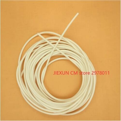 Silicone ink hose tube for Roland Mimaki inkjet printer dx4 dx5 printhead peristaltic ink pump tube pipe 4*2mm soft white tubing