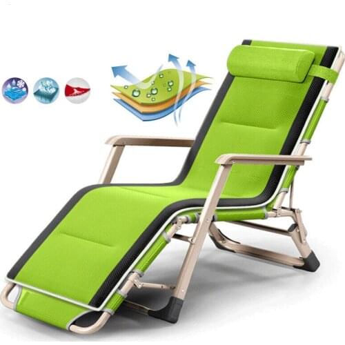 Folding chair lunch break nap bed balcony leisure back lazy couch portable chair beach chair home