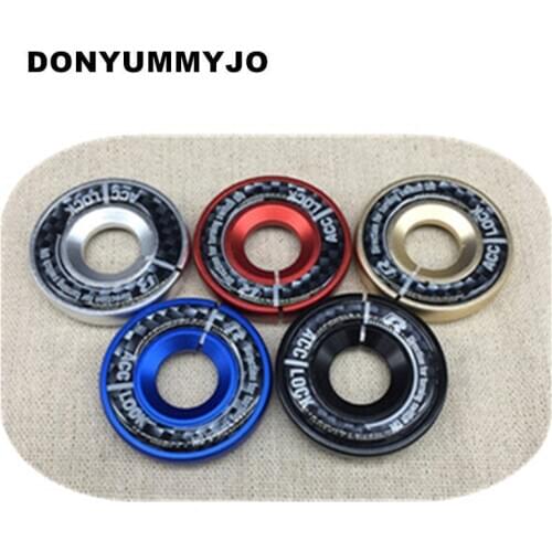 Carbon fiber ignition switch decoration modified key hole for skoda Octavia Fabia YETI vw passat Bora POLO GOLF 6 Jetta MK5 MK6