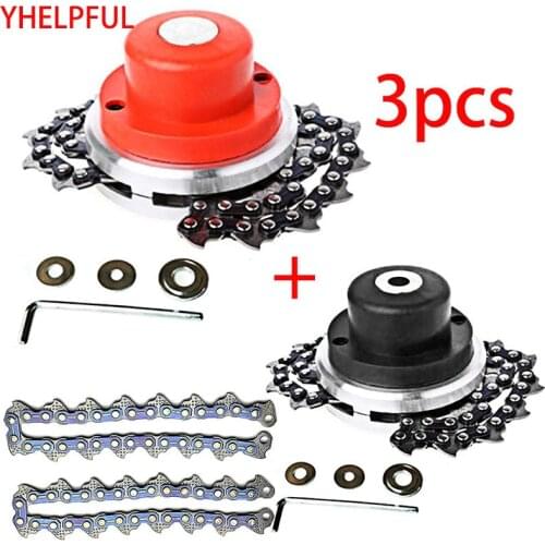YHELPFUL 2020 Universal Trimmer HeadChain Brushcutter Garden GrassTrimmer with Thickening Chain for Lawn Mower GardenToolsgrass