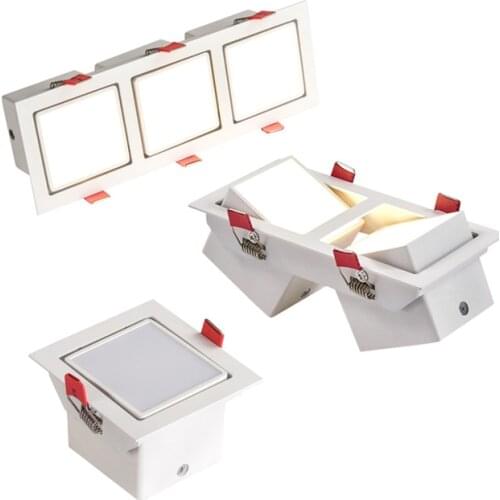 Recessed Downlight Dimmable 7W 14W 21W LED Ceiling Spot Light for Home Porch Corridor Aisle Background