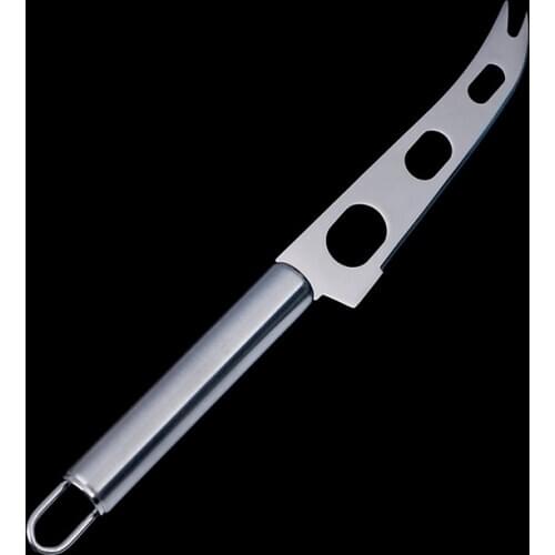 1PCS Stainless Steel 3 Hole Cake Knife Cheese Knife Pizza Knife Bread Cheese Butter Knife Kitchen Tools High Quality