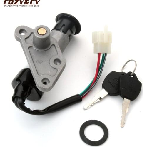 Scooter Key Switch Ignition Lock For Znen Classic Venice ZN150T-E ZN150T-20 ZN150T-18 150cc
