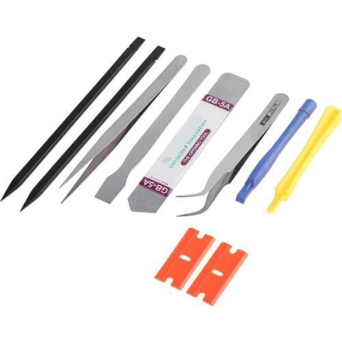 10pcs Mobile Phone Repair Tools Kit Mobile Phone Laptop Electronic Device Disassemble Screen Pry Opening Repair Hand Tools Set
