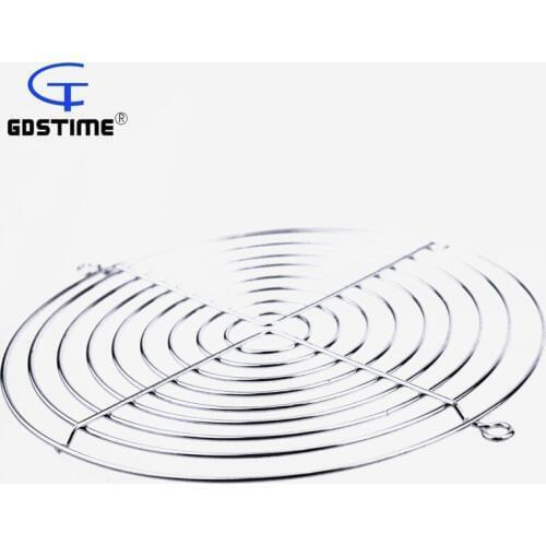 100 pcs Gdstime 170mm AC Fan Filter 17cm Fan Iron Net Fan Grill Guard Protector Cover Stainless Steel Metal Dustproof Net