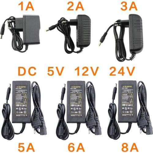 AC DC 12V 5V 6V 8V 9V 10V 12V 13V 14V 15V 24V Power Supply Adapter 1A 2A 3A 5A 6A 8A 220V To 12V Power Supply Adapter LED Driver