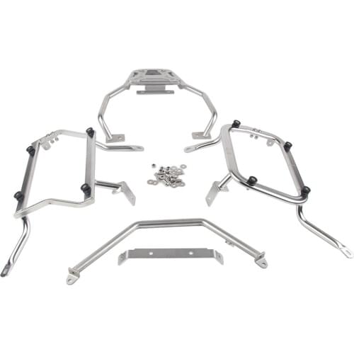 For Suzuki DL650 Motorcycle Stainless Steel Accessories Modification Rear Shelf Quick-release Side Box Bracket Tail Box Bracket