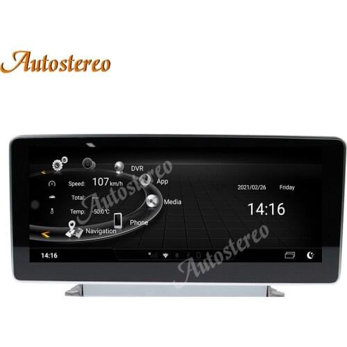 For Audi A4 B9 2016-2019 Android 10 8GB RAM+128GB Car GPS Navigation Multimedia Player Auto Stereo Radio Tape Recorder Head Unit