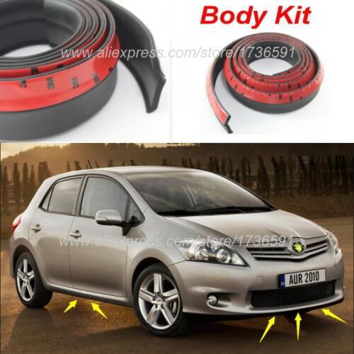 Car Bumper Lip For TOYOTA Auris Corolla Hatchback For Scion iM / Body Kit / Front / Rear Skirt Spoiler / Deflector Rubber Strip