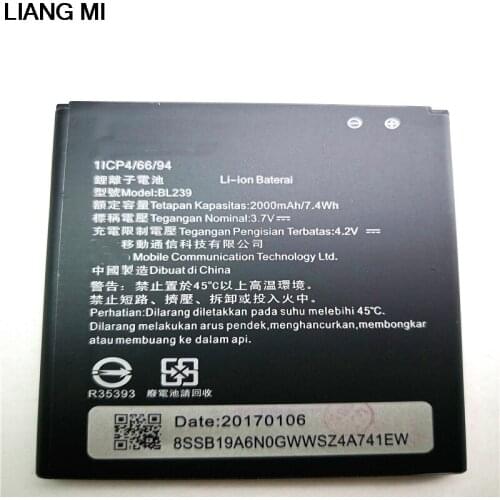 BL239 2000mAh High Quality cell phone Battery for Lenovo A330E A399 A3500 A3500-HV mobile phone with holder