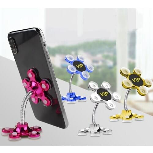 360°Vacuum adsorption phone holder tablet Multifunction Mini small phone stand The new fashion mobile phone accessories