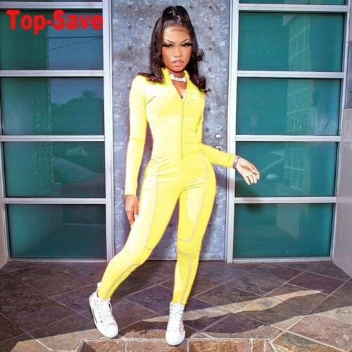 Women Sports Workout Bandage Jumpsuit Full Sleeve Fitness Playsuit White Striped Patchwork Push Up Skinny Casual Beach Bodysuit