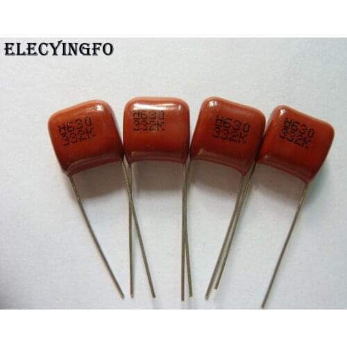 100pcs CBB 332 630V 332K CBB21 0.033UF 3.3nF P10 Metallized Polypropylene Film Capacitor