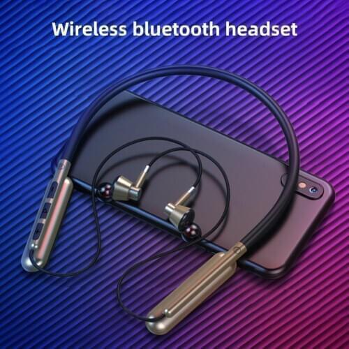 Magnetic Wireless Bluetooth 5.0 Earphones Waterproof Headset Stereo Neckband Sports Gaming Headphones Earbuds Support TF Card