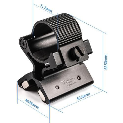 23-26mm Strong Dual Magnetic Flashlight Gun Mount Holder Lighting For Torch Flashlight Hunting X Tactical Mount