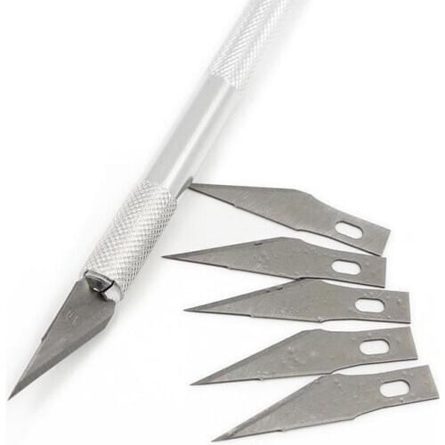 Carving Tool Set Carving 5 Blade Carving Knife Extra Spare Paper Knife Carving Knife Craft Razor Sharp Wood Handmade Sculpture