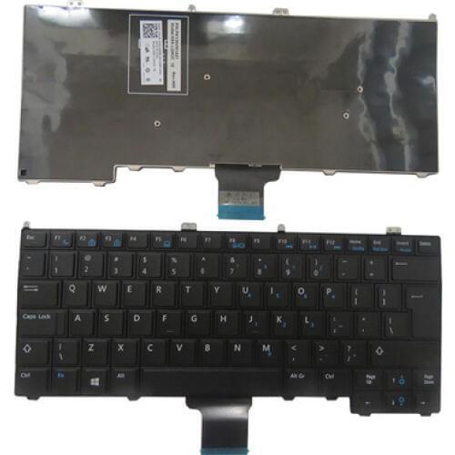 SSEA New US Keyboard NO Backlit for DELL Latitude 12 7000 E7440 E7420 E7240 E7420D No Point