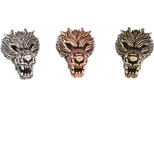 Mestylish New Retro Dragon Vintage Copper Pendant Spacer Touch Beads Charm Bracelet DIY Necklace Jewelry Accessories