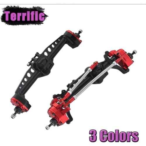 CNC Machined Metal Front and Rear Portal Axle for 1/10 RC Crawler Car Axial SCX10 III AXI03007 Upgrades Parts