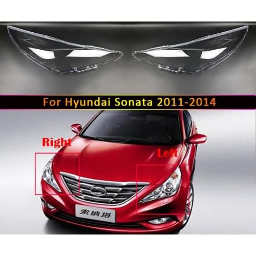 Headlight Lens For Hyundai Sonata 2011 2012 2013 2014 Headlamp Cover Replacement Front Car Light Auto Shell
