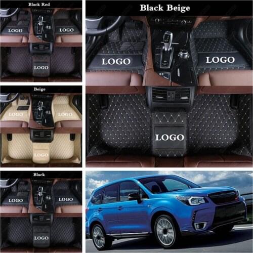 Custom Car Floor Mats For Subaru Impreza Outback Forester WRX STI BRZ Legacy XV Crosstrek Car Foot Mats Floor Mat Carpet Cover