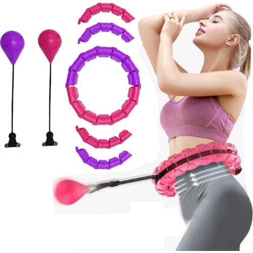 24 Section Adjustable Massage Fitness Hoop Sport Hoops Abdominal Thin Waist Exercise Equipment Home Training Weight Loss
