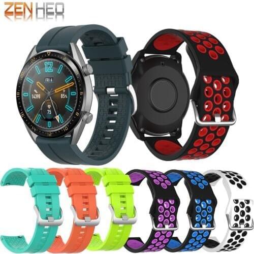 22mm watch band for Huawei Watch GT 1 2 46mm Smart Watch Strap Replacemet bracelet for Huawei Watch GT/GT2 46mm sport wristbands