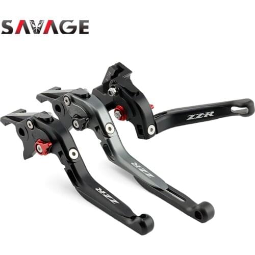 ZZR Brake Clutch Levers For KAWASAKI ZZR1100 1990-1998, ZZR1200 2002-2005 Motorcycle Adjustable Folding Extendable ZZR 1100 1200