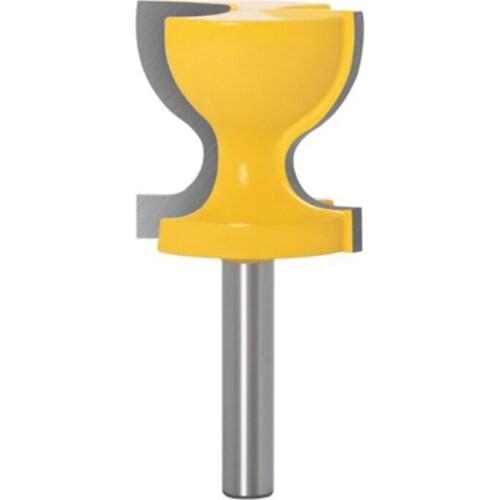 SHGO HOT-1Pc 8mm Shank Window Sill Door Pull Edge Router Bit C3 Carbide Tipped Edge End Mill Chair Stool Milling Cutters