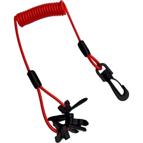 Kill Switch Lanyard (Replacement) with 7 Keys Universal Boat Kill Switch Key