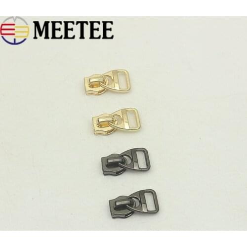 5# Zipper Sliders For Nylon Zippers Wallet Purse Bag Zipper Head Zip Repair Kits DIY Garments Sewing Accessories Tailor Tools