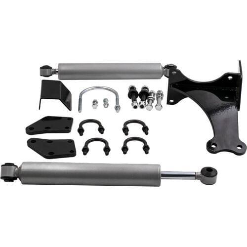 Dual Steering Stabilizer For Ford F250 F350 Super Duty For Ford F250 F350 Super Duty 05-17 4WD 2''-8'' Dual Steering Stabilizer