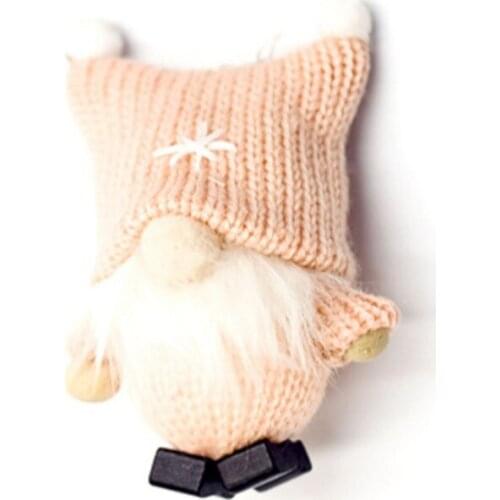 Home Decoration Supplies Christmas Pendant Drop Ornament Hanging String Seasonal Knitted Plush Doll