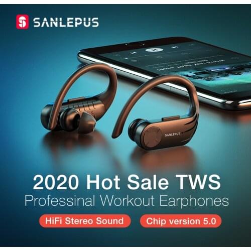 SANLEPUS B1 Led Display Bluetooth Earphone Wireless Headphones TWS Stereo Earbuds Sport Gaming Headset For Xiaomi Huawei iPhone