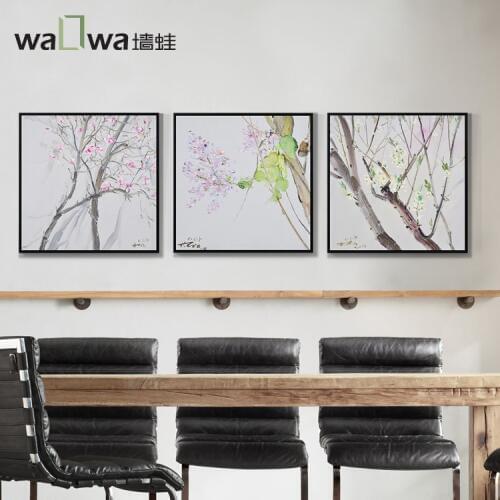 The impression of Lin Chunyan modern minimalist life frog wall mural painting murals paintings study decorative painting frame p