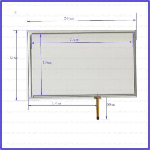 ZhiYuSun 244mm*151mm NEW 10.4inch Touch Screen 4 wire resistive USB touch panel overlay kit 244*151 this is compatible