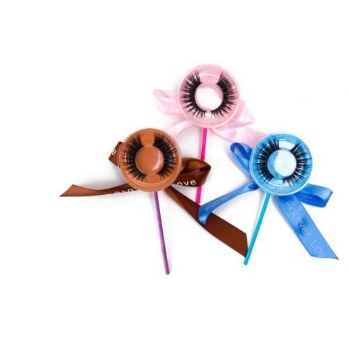 10 pairs Private Label Lollipop package Lash Beauty False Mink Eyelashes Handmade Lashes 3D Mink Eyelashes Eye Lashes