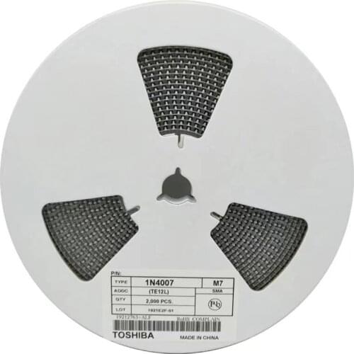 100pcs SMD 1N4007 IN4007 Rectifier Diode 1A 1000V M7 IN4007 1N4007 4007 1A 1000V DO-41